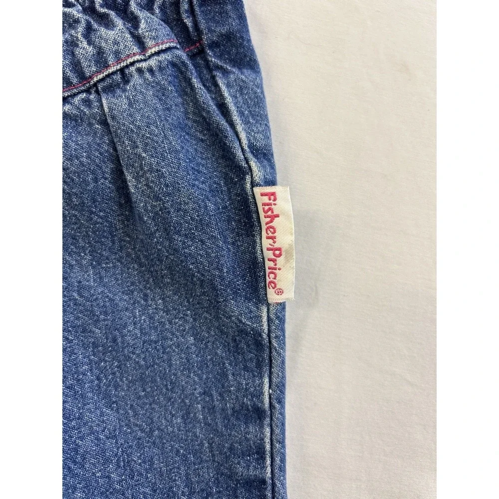 Vintage 90s Fisher Price Toddler Jeans Size Roughly 3T